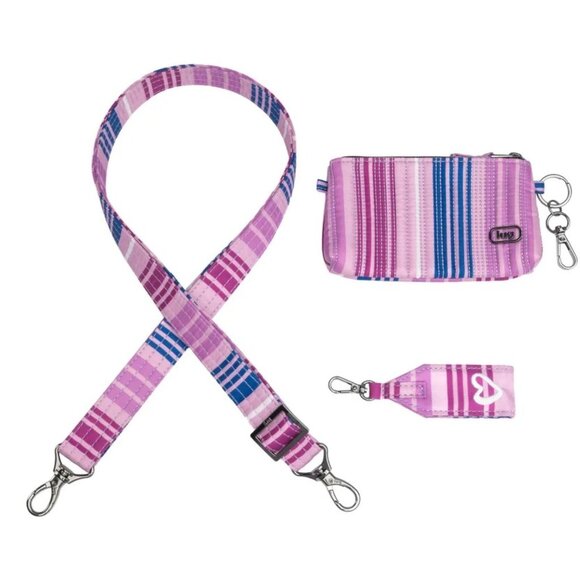 Lug Love Accessory 3pc Bundle - Love Stripe Purple - Picture 1 of 10
